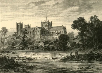 Ripon Minster, from the South-East