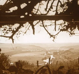 River Meuse seen from the trenches, Verdun, northern France