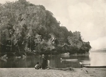 River Scene - The Second Defile, near Bhamo, 1900