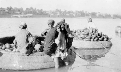 River Craft Laden with Melons, Tigris River