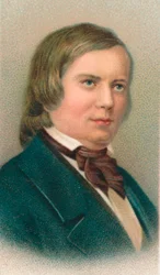 Robert Schumann 1810-1856, German composer, 1911