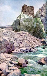 Rock fortress, Afghan border