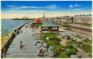Rockery Promenade, Blackpool, Lancashire
