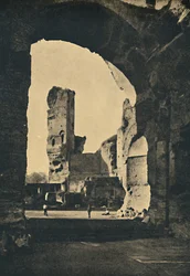 Roma - Remains of the Baths of Caracalla on the Appian Way
