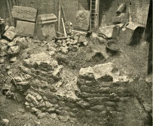 Roman Remains Found In A Bastion of London Wall