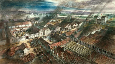 Roman fort in London
