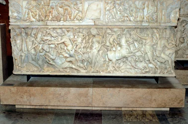 Roman Sarcophagus with the Legend of Selene and Endymion