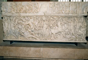 Roman Sarcophagus with the Legend of Selene and Endymion