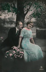 Romantic postcard