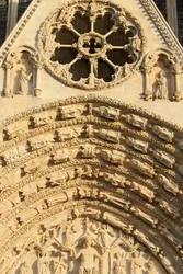 Rose Window, Tympanum of the Western Central Portal, St. Stephen