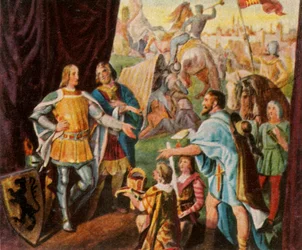 Rudolf of Habsburg Receives the News of His Election as King of Germany