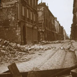 Rue Cérès, Reims, Northern France, c1914-c1918