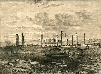 Ruins at Persepolis, 1890