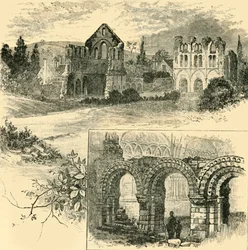Ruins of Wenlock Priory, 1898
