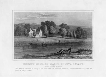 Runney Mead or Magna Charta Island, Near Egham, Surrey