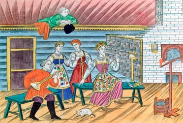 Russian Interior Scene