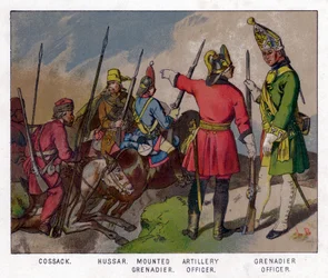 Russian Soldiers of 1760