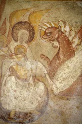 Saint-Savin abbey painting: Apocalypse, Saint-Savin-sur-Gartempe, France