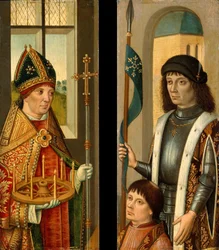 Saint Donatian, Saint Victor Presenting a Donor