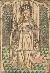 Saint Ursula as Protectress, in or after 1480