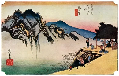 Sakanoshita: The Throwing-Away-the-Brush Peak, 1830s