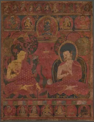 Sakyamuni with a Disciple Thangka