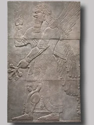 Saluting Protective Spirit, 883-859 BC