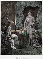 Scene from A Christmas Carol by Charles Dickens