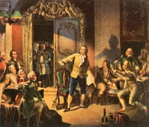 Schiller Reads His First Play, The Robbers