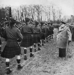 Scotties Parade on German Soil