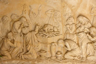 Sculpture Depicting the Priests of Baal at El Muhraqa, Israel