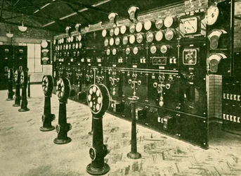 Section of Switchboard in Power House, Metropolitan Railway