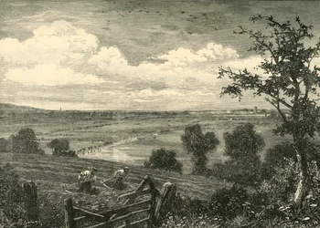 Sedgemoor, from Middlezoy, 1898