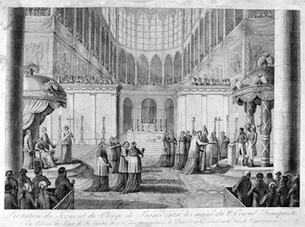 Service of the Oath of the Clergy of France, 19th Century
