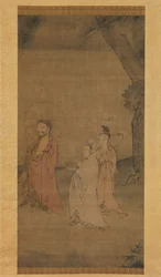 Shakyamuni coming down from the mountains, late 13th-early 14th century