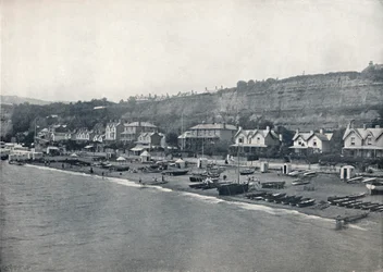 Shanklin - View of the Beach and the Heights