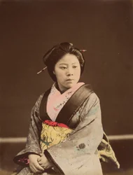 Shin, A Well-known Tea House Girl in Yokohama