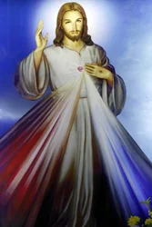 Shop Selling Religious Christian Items. Merciful Jesus, I Trust in You. Ho Chi Minh City. Vietnam