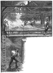 Shovelling Salt at South Durham Salt Works