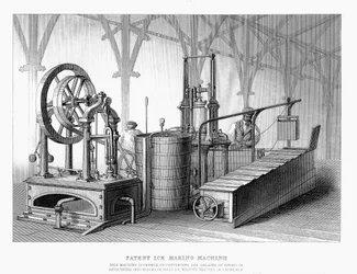 Siebe and Harrisons patent ice-making machine