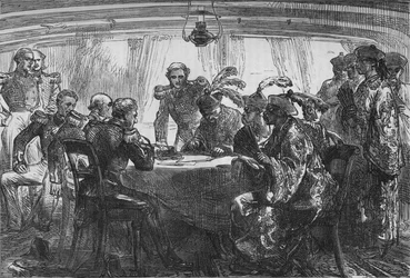 Signing the Treaty of Nanking, c1880