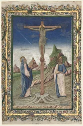 Single Leaf from a Missal: The Crucifixion