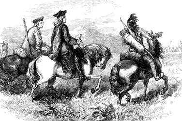 Sir Alexander Cuming on His Way to Visit the Cherokees, South Carolina, c1730