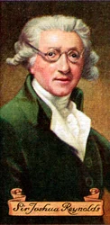 Sir Joshua Reynolds, from a Series of Cigarette Cards