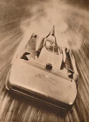 Sir Malcolm Campbell at High Speed in 