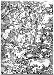 Sketch for The Last Judgement in Gerard d