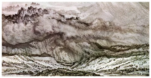 Snowdon, an Approaching Storm, 1853