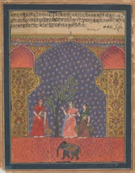 Solanki Raga, Folio from a Ragamala