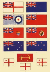 Some Ensigns of Britain and the Commonwealth, c. 1948
