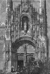 South Front of Monastery of Santa Maria at Belem, c1890